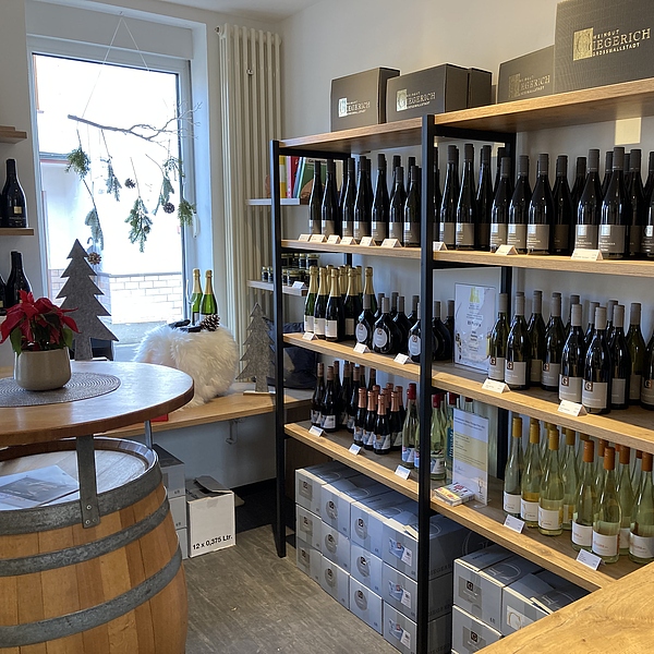 Weinregal, Vinothek, Ladenbau, Weinregal nach Maß